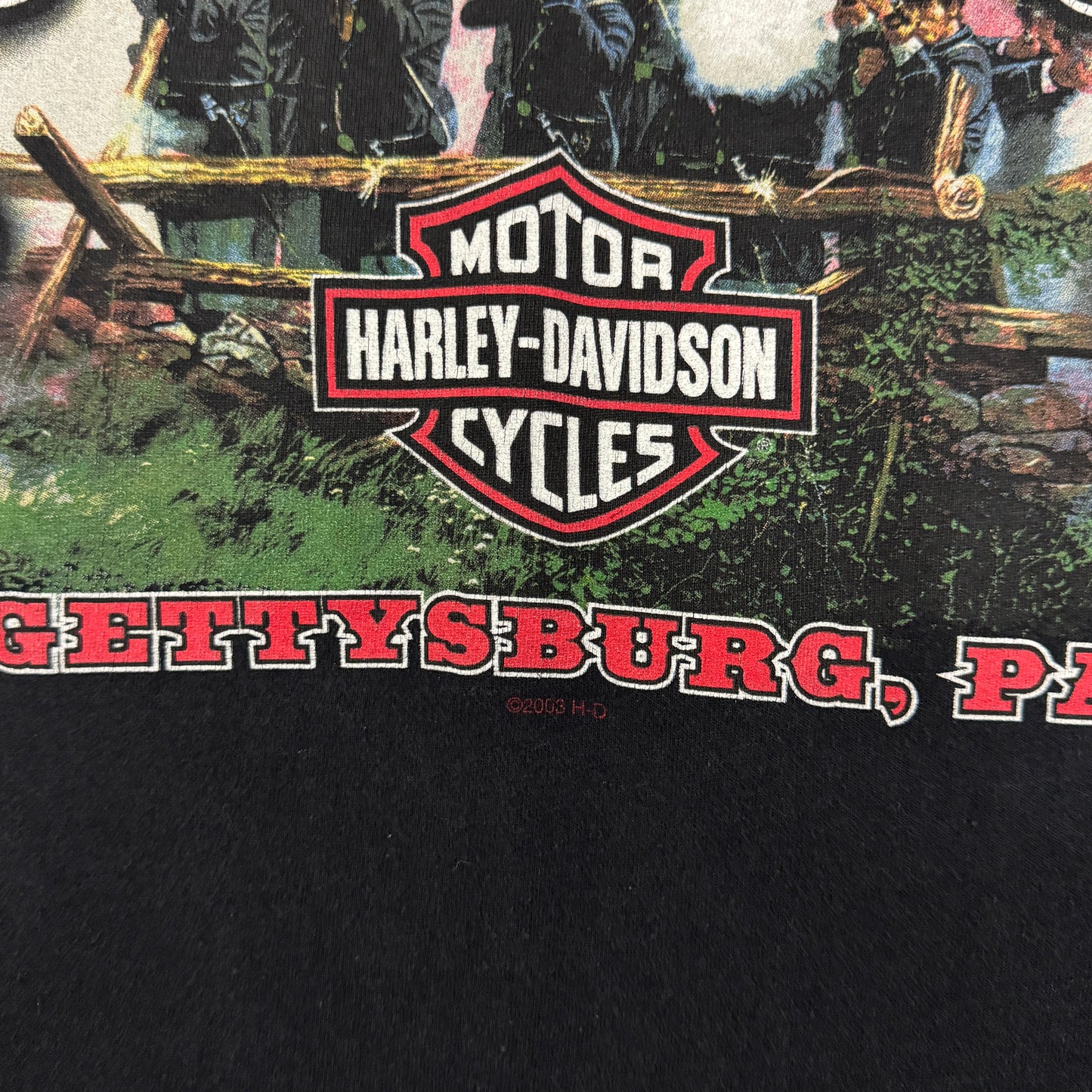 (2XL) Vintage Harley Davidson Flame Longsleeve