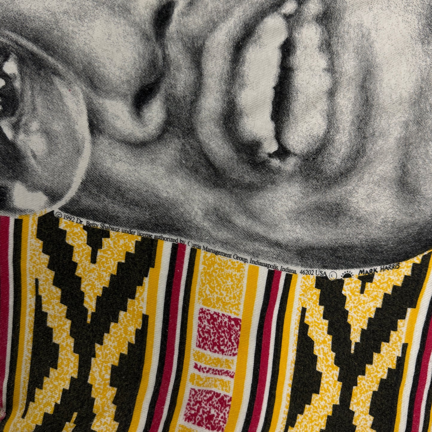 (L) Vintage Malcom X All Over Print Shirt