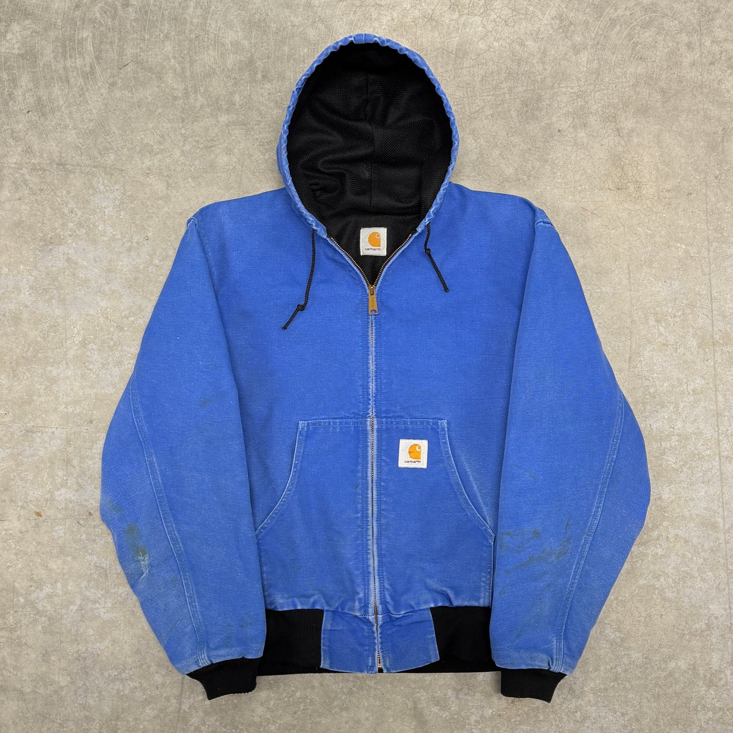 (M) 90s Carhartt Active Jacket Faded Royal Blue JR149