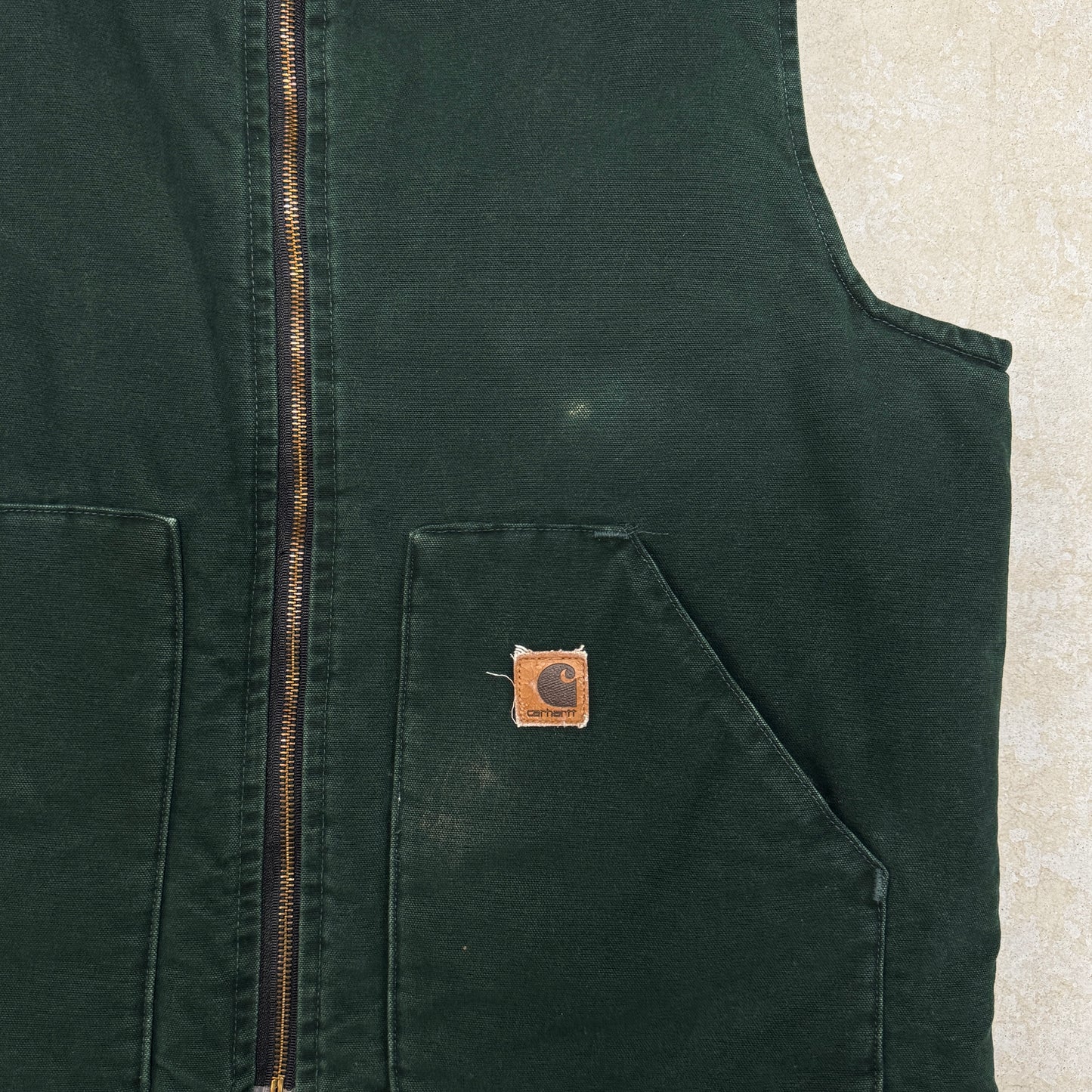 (XL) Vintage Carhartt Vest Spruce Green