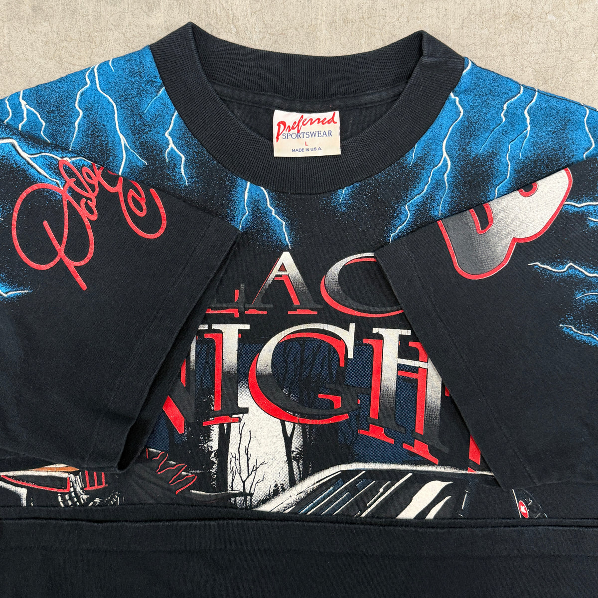 (L) Vintage Dale Earnhardt The Black Knight Shirt All Over Print