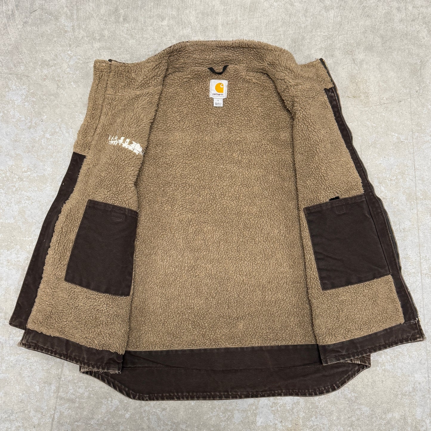 (L) Faded Brown Carhartt Vest