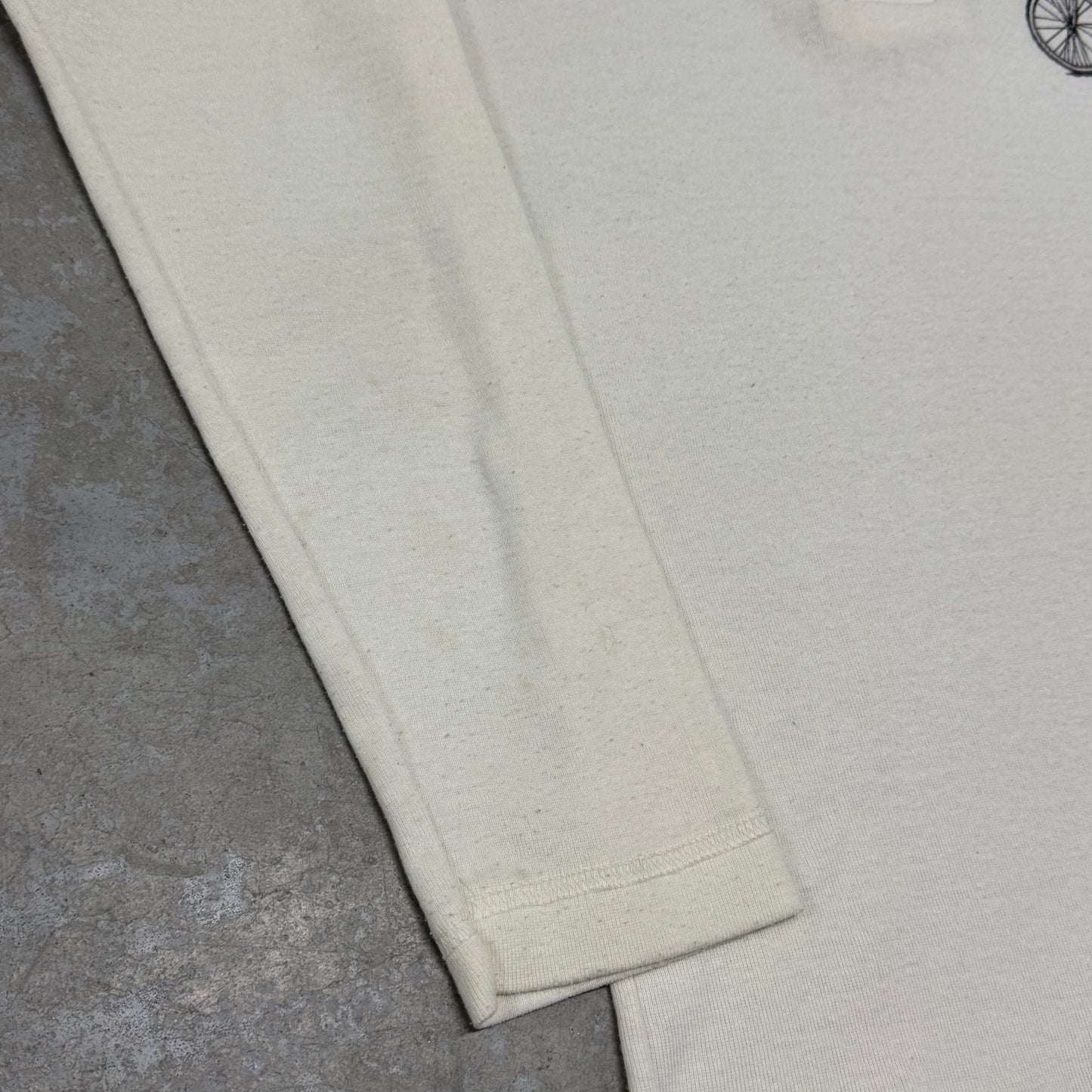 (S/M) 70s Harley Davidson Henley Longsleeve