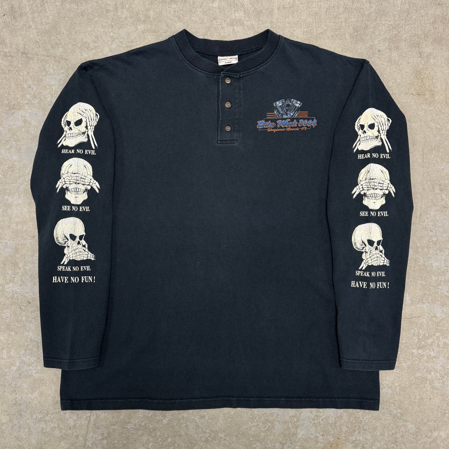 (XL) 2004 Bike Week LongSleeve Shirt Black