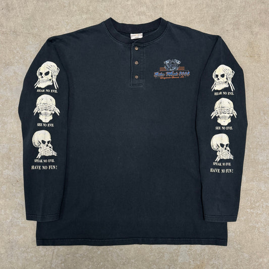 (XL) 2004 Bike Week LongSleeve Shirt Black