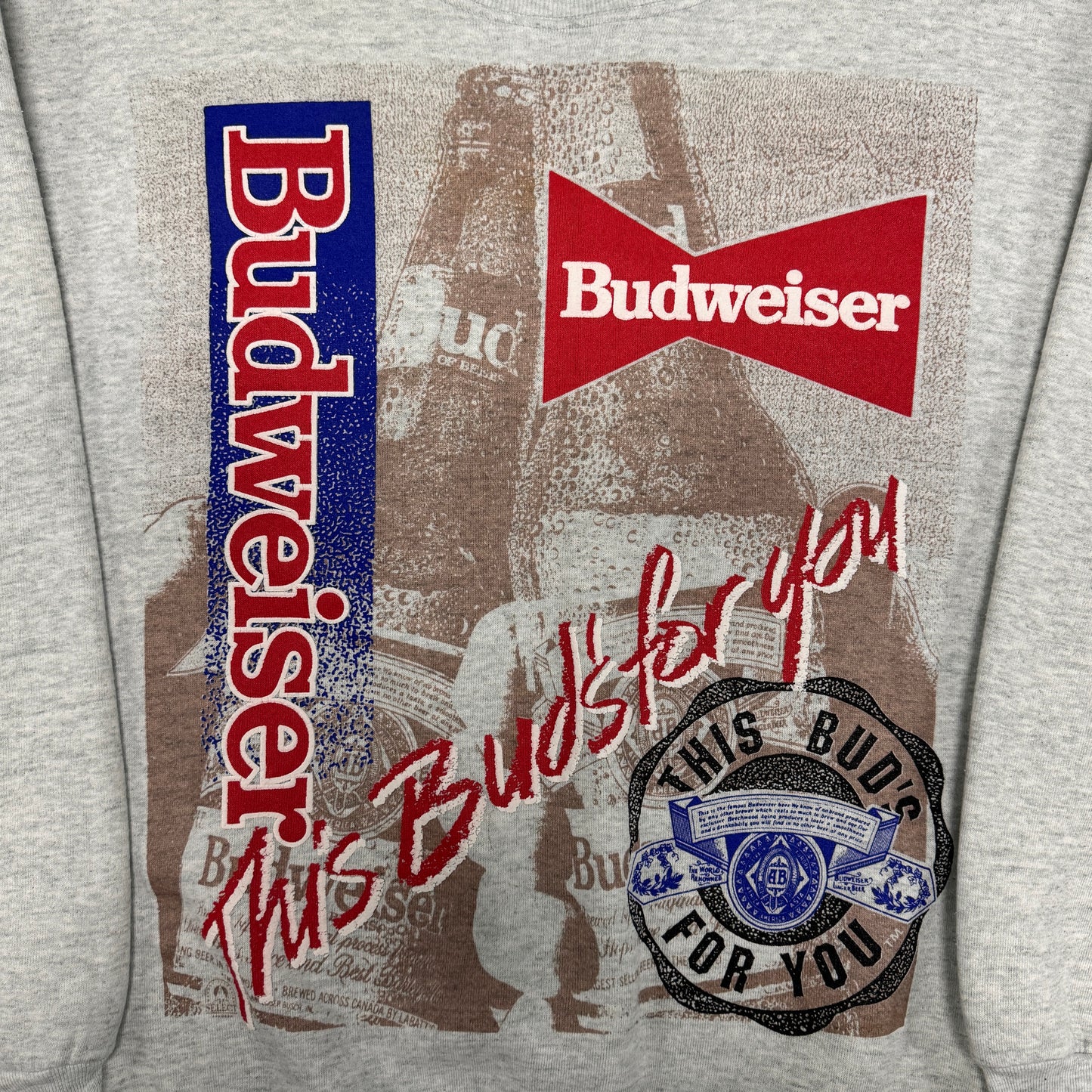 (XL) 90s Budweiser This Bud’s For You Crewneck