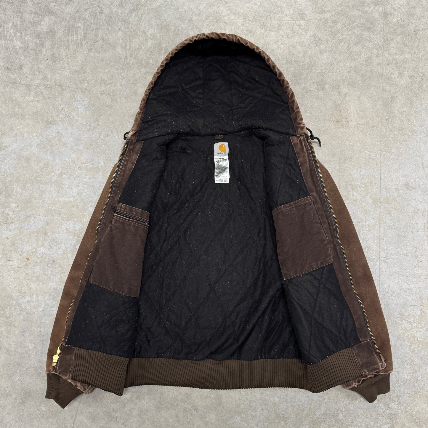 (M) Vintage Carhartt Jacket Faded Brown