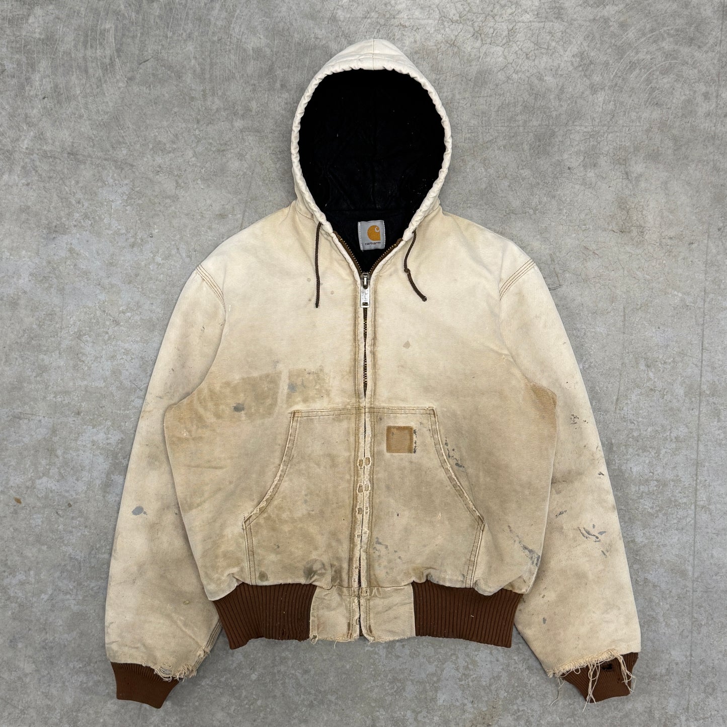 (S) 90s Carhartt Thrashed Faded Active Jacket