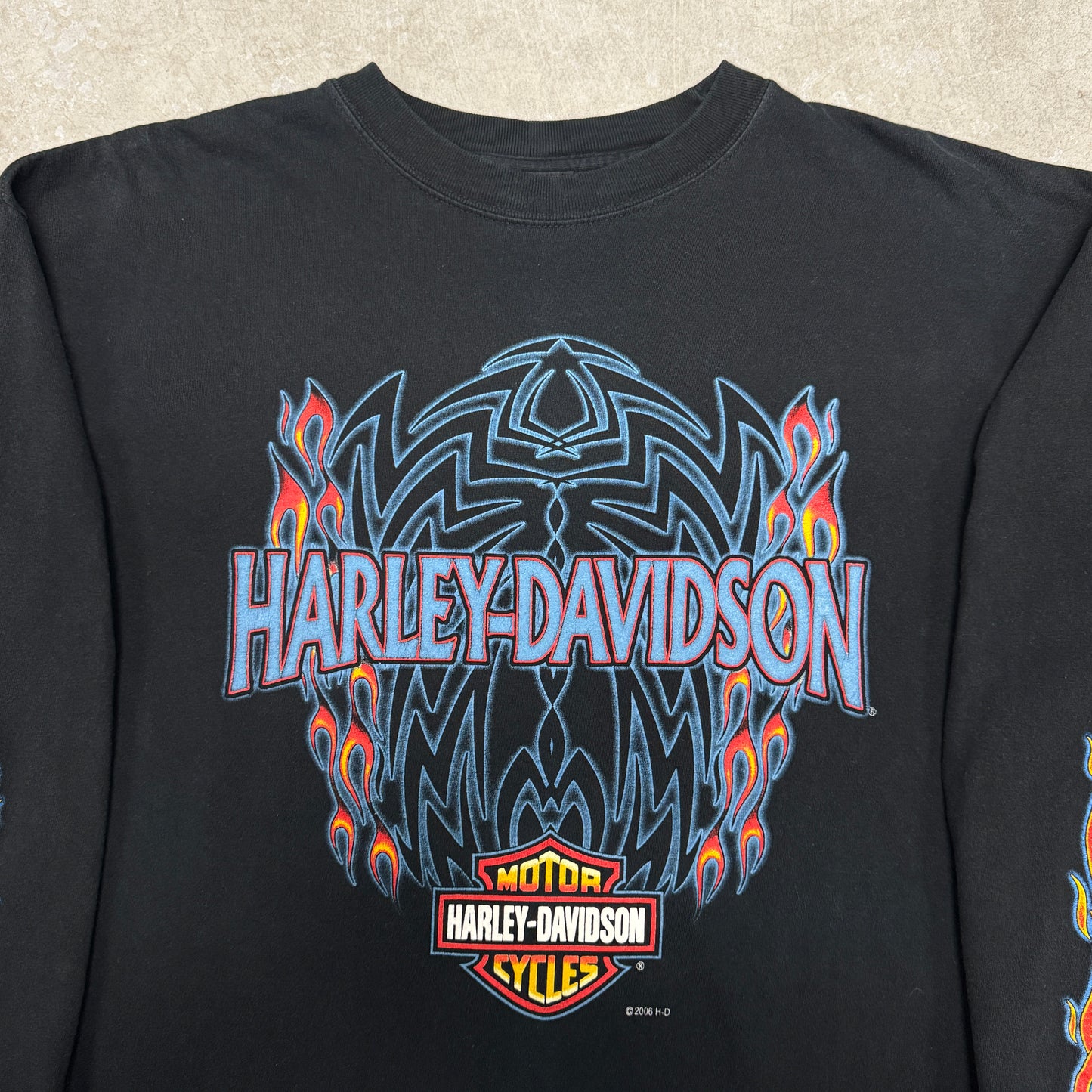 (XL) 2006 Harley Davidson Flame Longsleeve