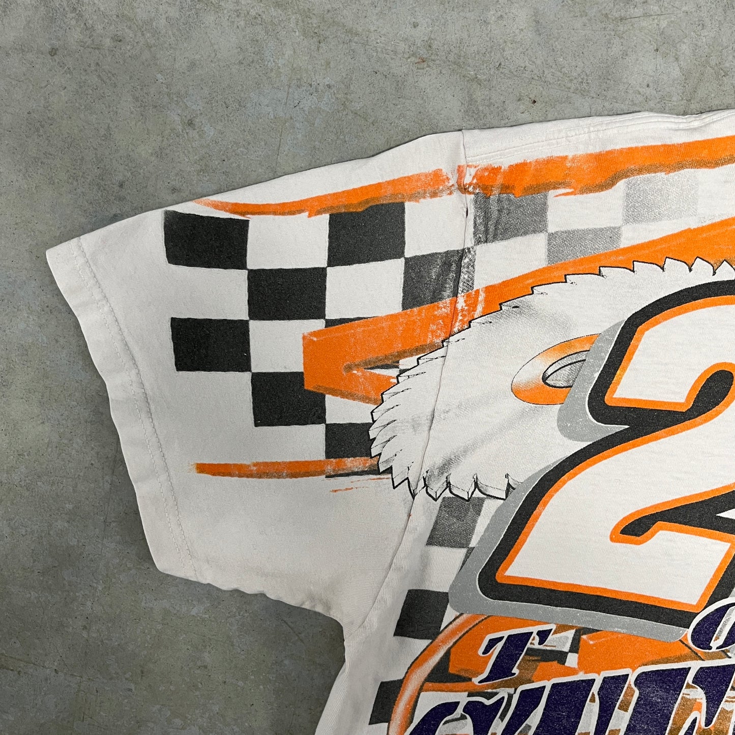 (L) Vintage Tony Stewart Nascar All Over Print Shirt