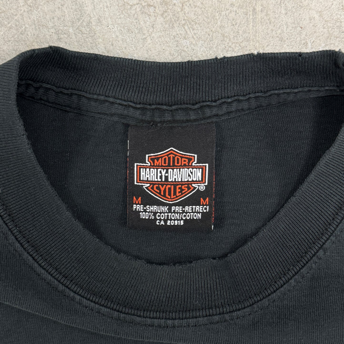 (M) Vintage Harley Davidson Peterborough Longsleeve