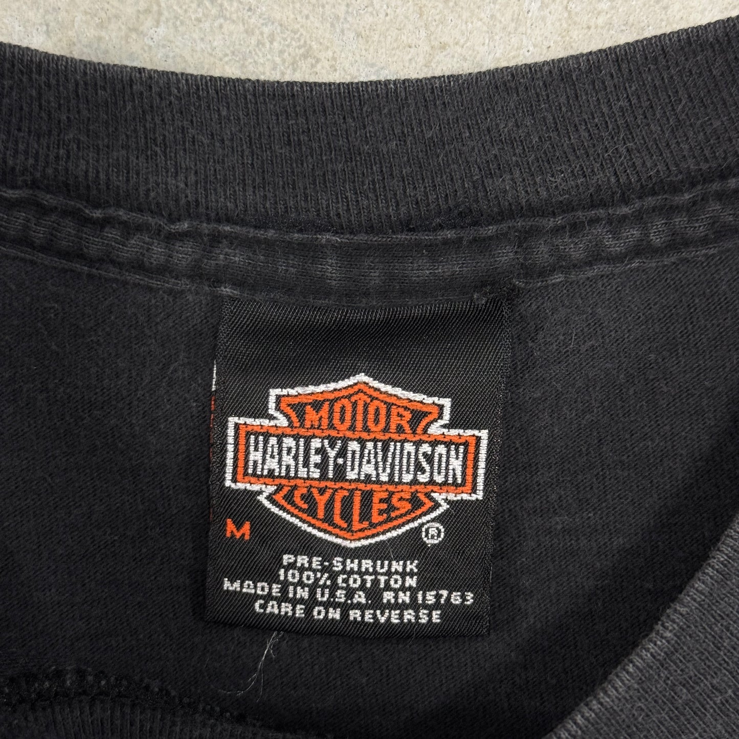 (M) Vintage Harley Flame LongSleeve Shirt