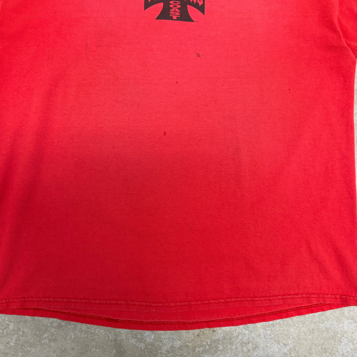 (XL) Vintage West Coast Choppers Shirt Faded Red