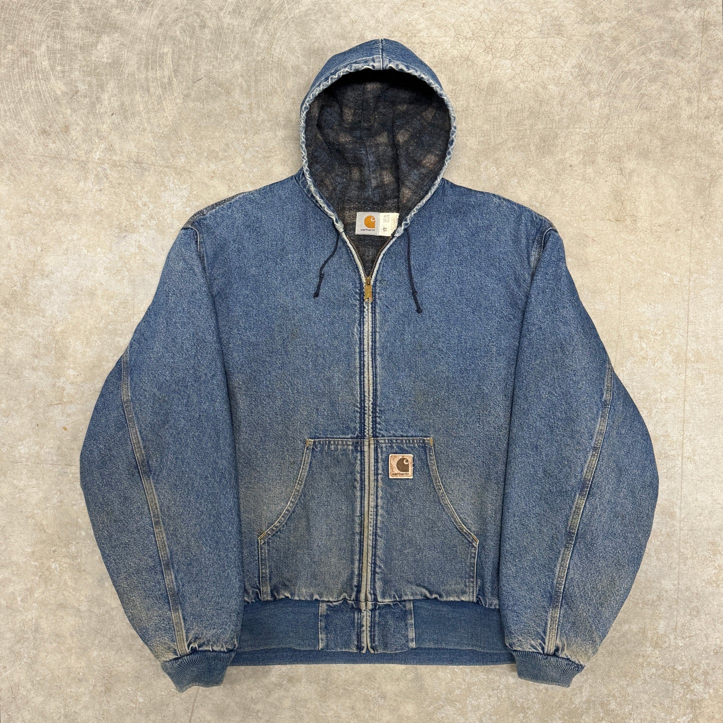 (3XL) 90s Carhartt Active Denim Jacket