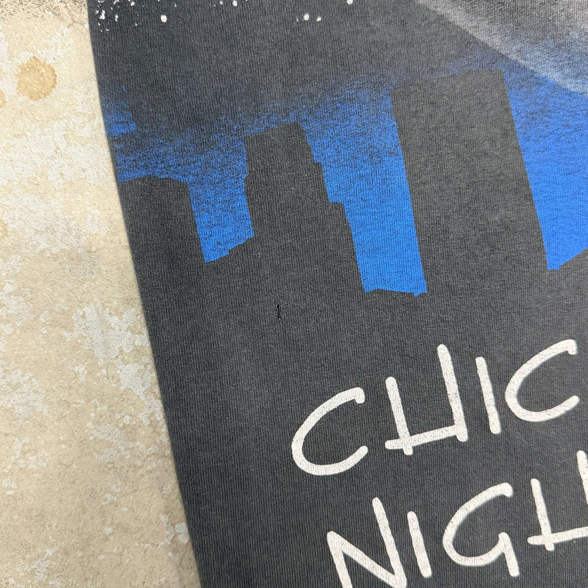 (M) 90s Chicago Bulls Night Games All Over Print Shirt