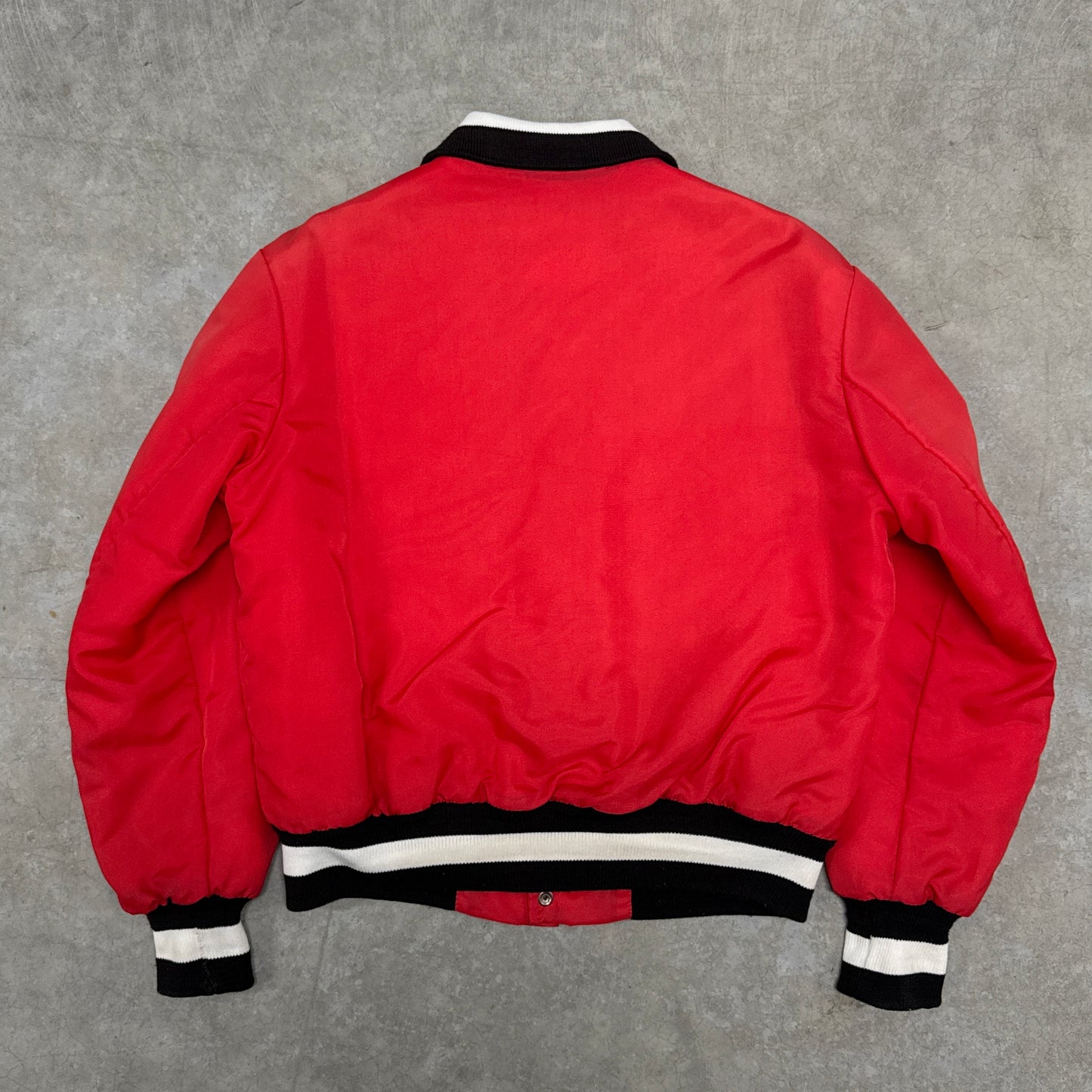 (M) Vintage Chicago Blackhawks Satin Jacket