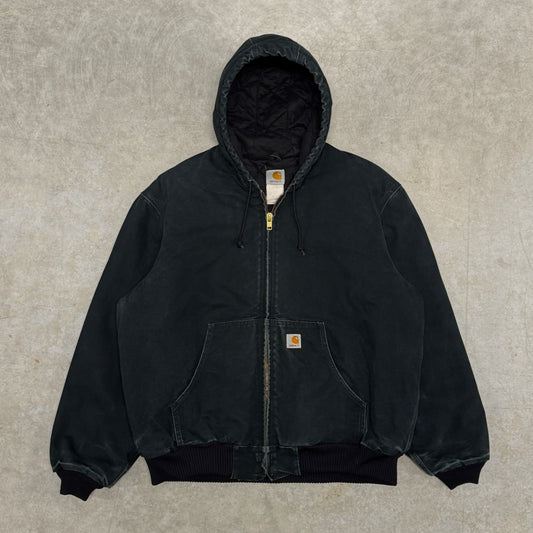 (XL) Vintage Carhartt Active Jacket Black