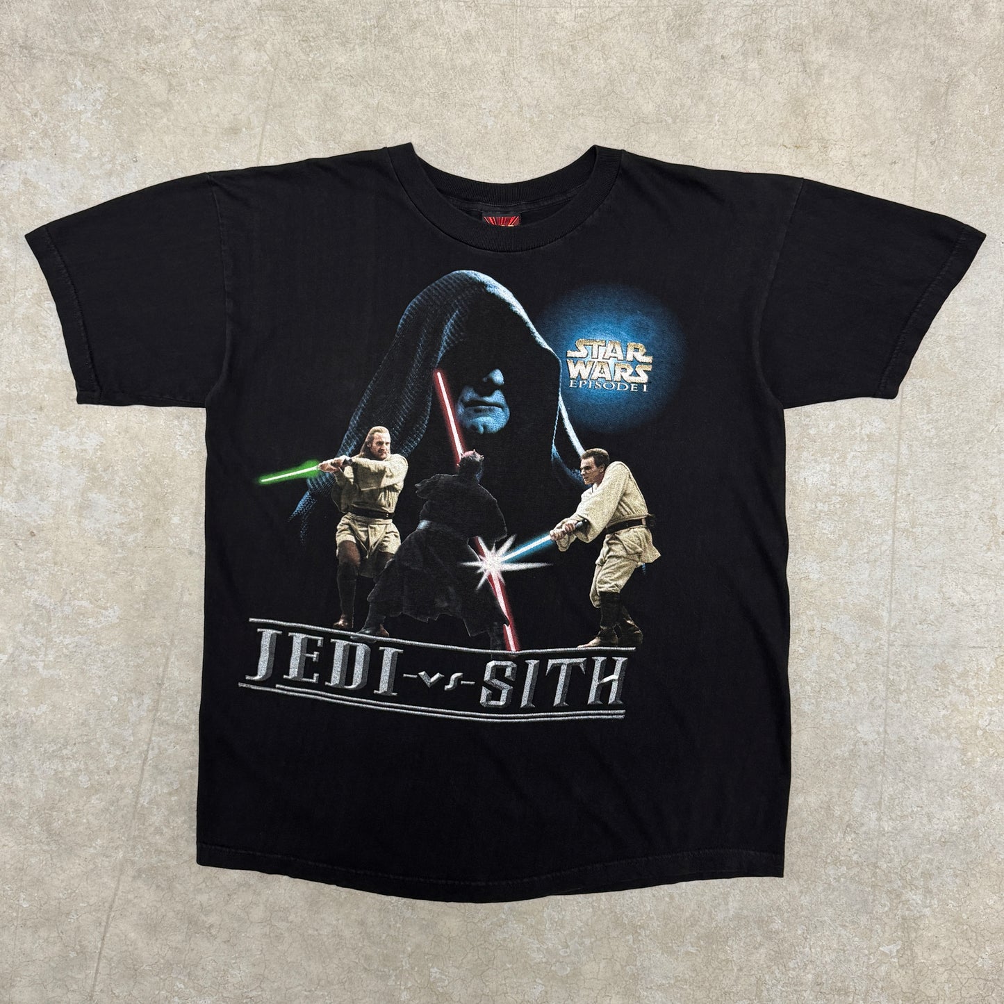 (L) Vintage Star Wars Jedi Vs Sith Shirt