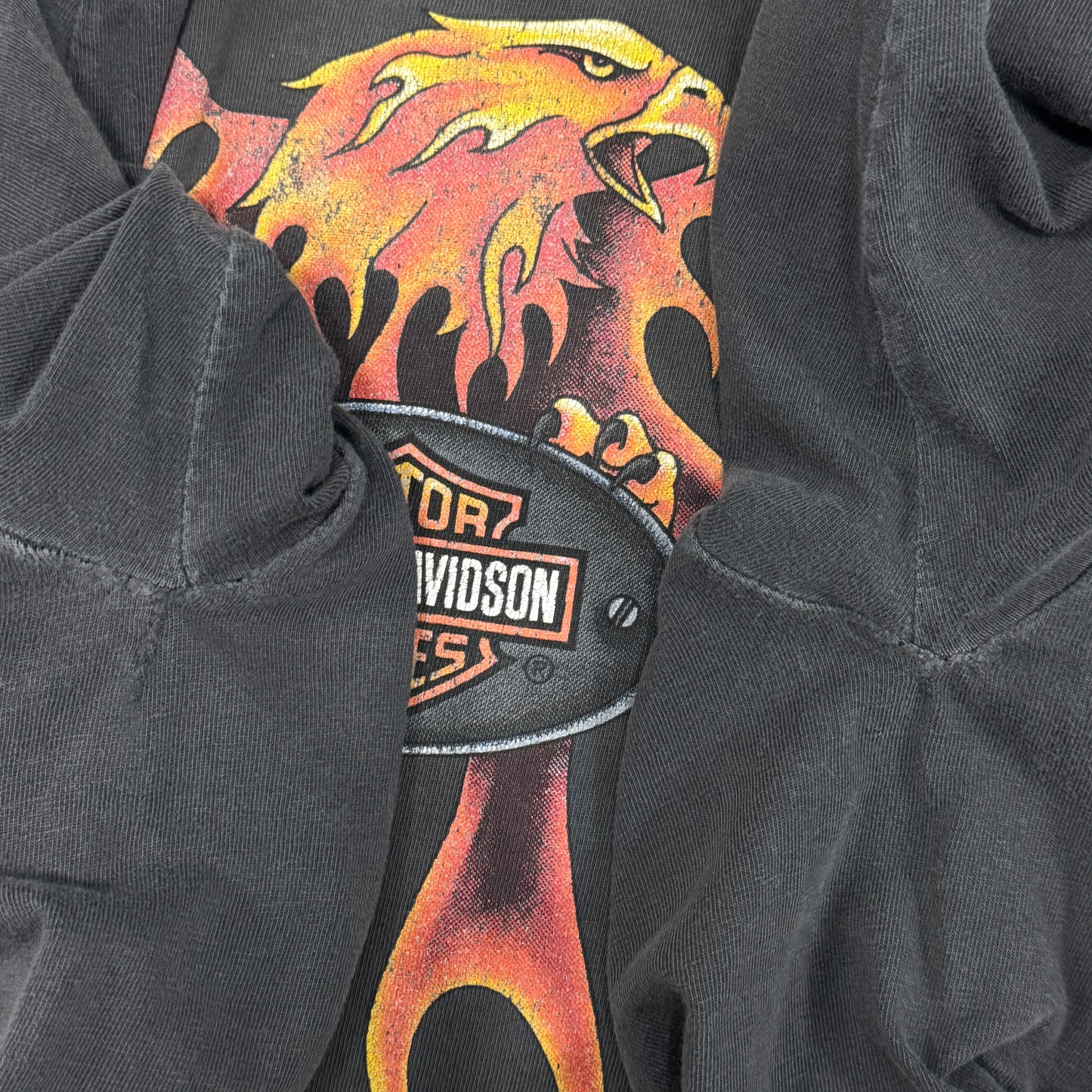 (XL) Vintage Harley Davidson Flame Longsleeve