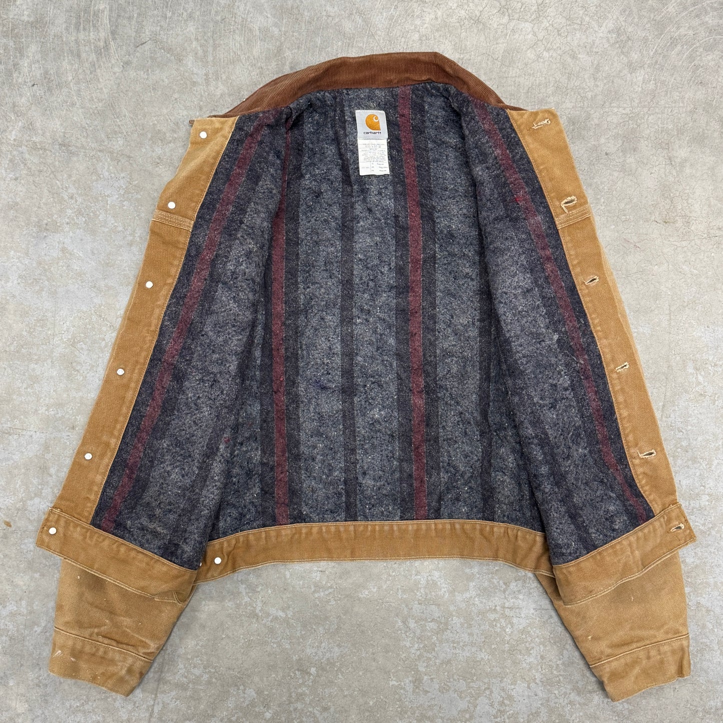 (XL) Vintage Carhartt Trucker Jacket
