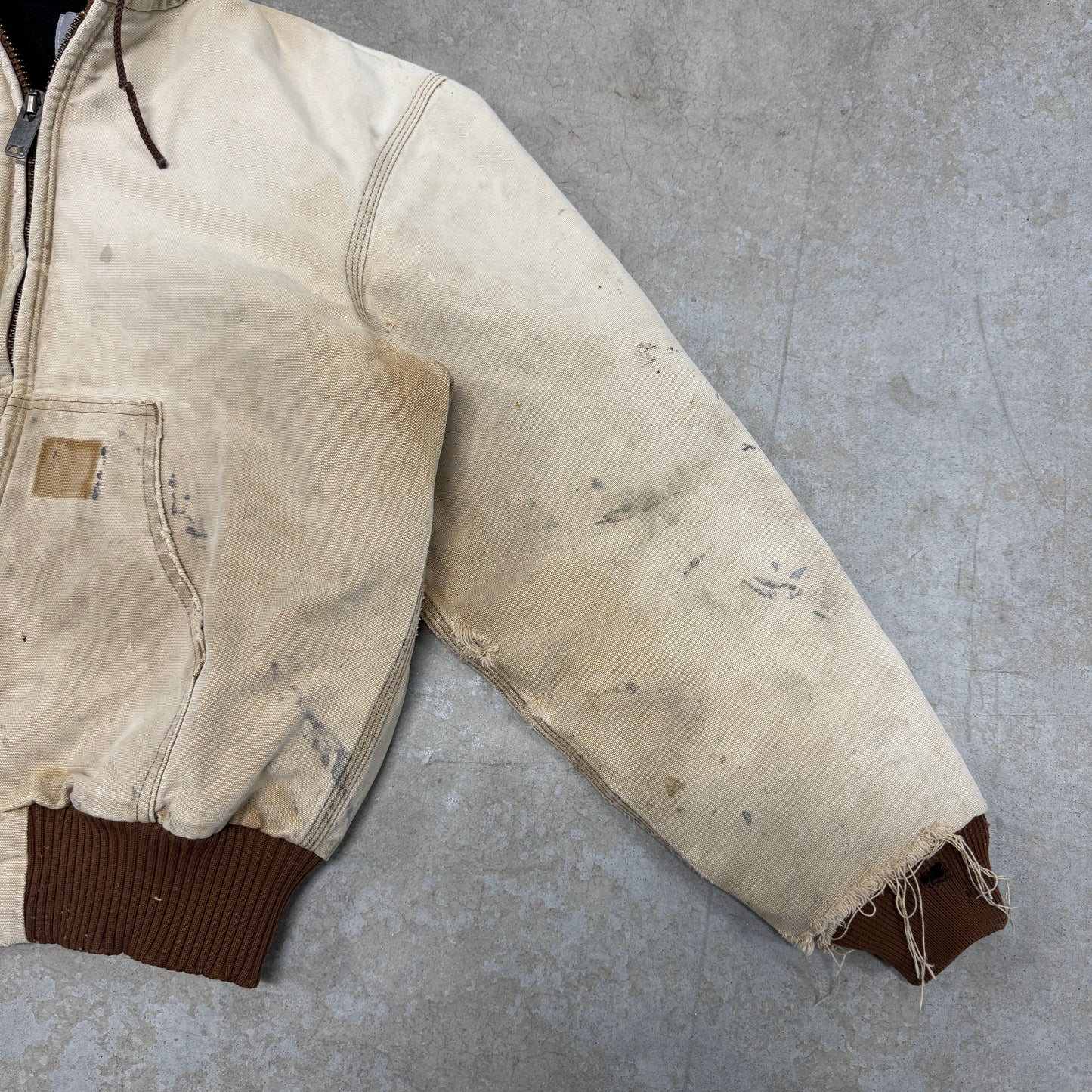 (S) 90s Carhartt Thrashed Faded Active Jacket