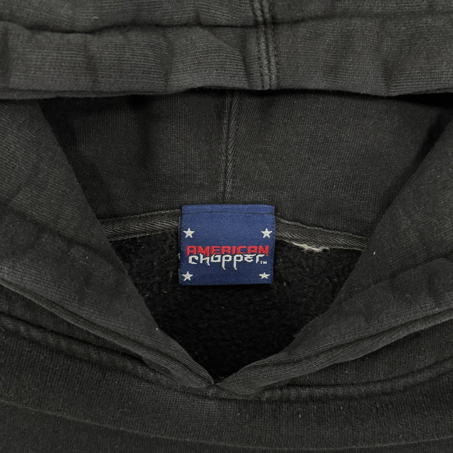 (M) Vintage Black Widow American Chopper Hoodie