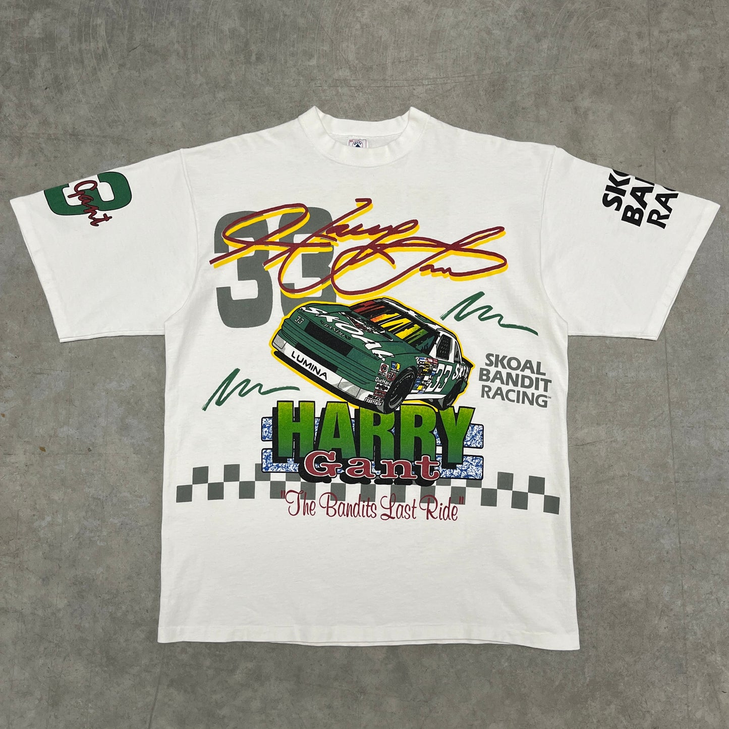 (XL) Vintage Nascar Skoal Racing All Over Print Shirt