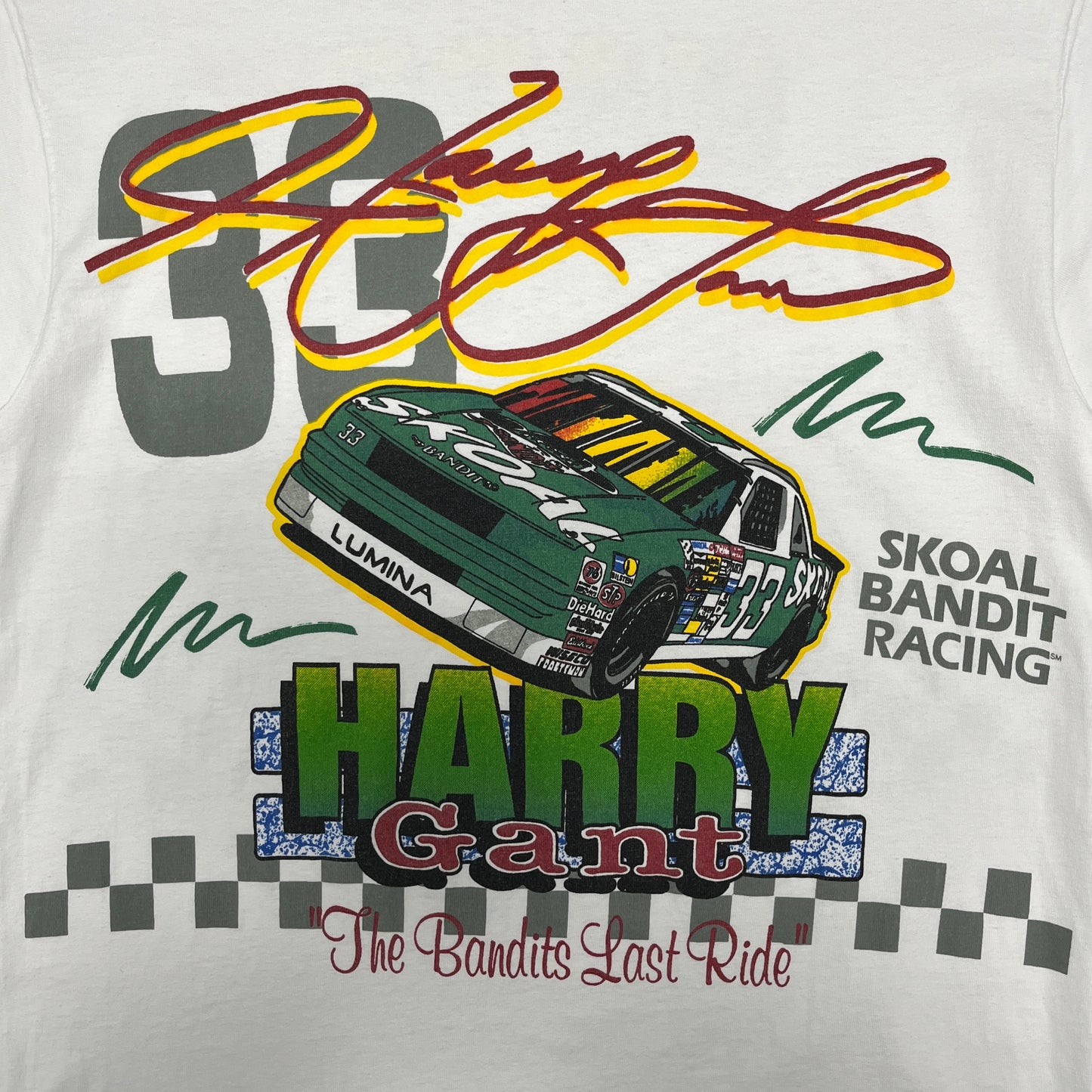 (XL) Vintage Nascar Skoal Racing All Over Print Shirt