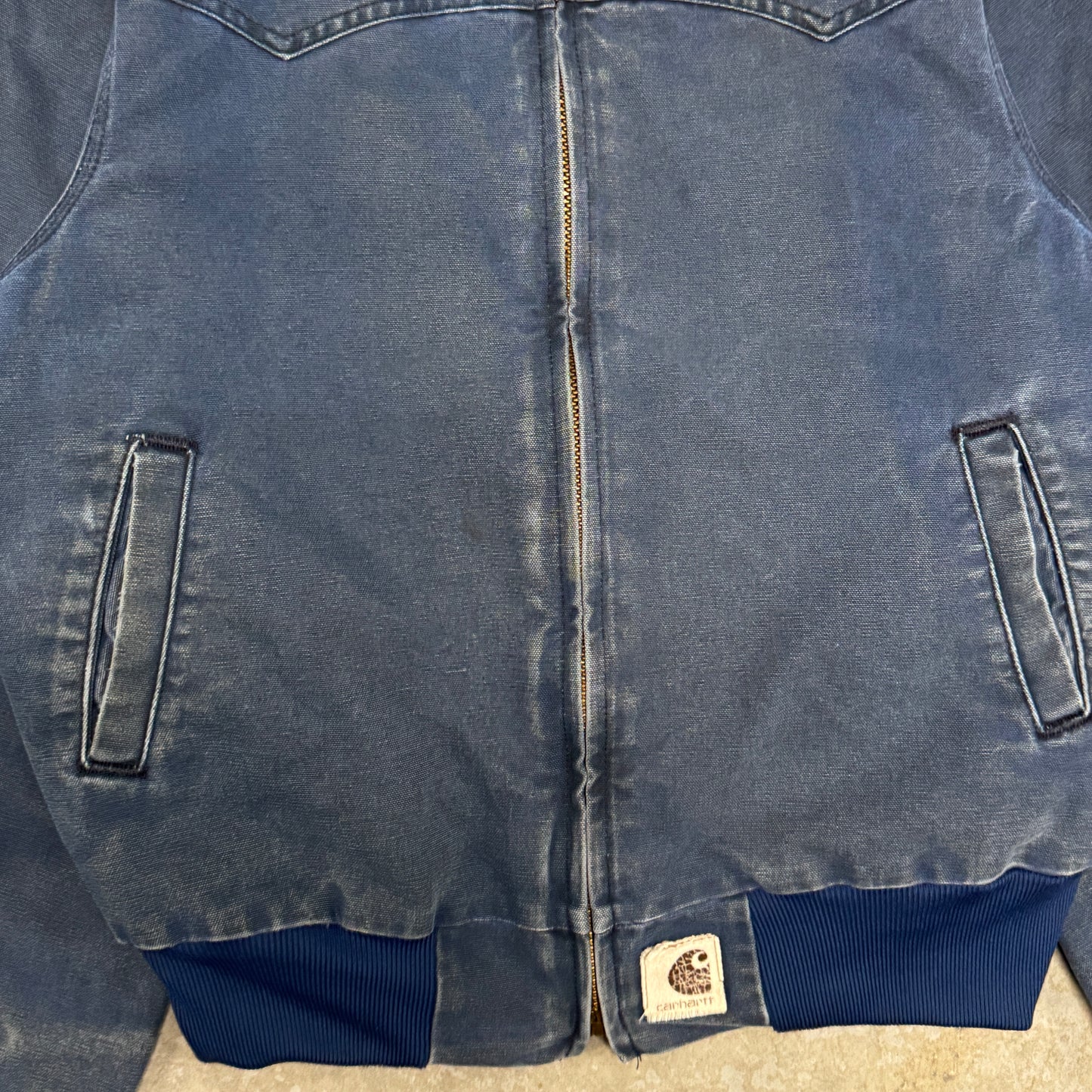 (M) 90s Carhartt Santa Fe Jacket J14 BLU