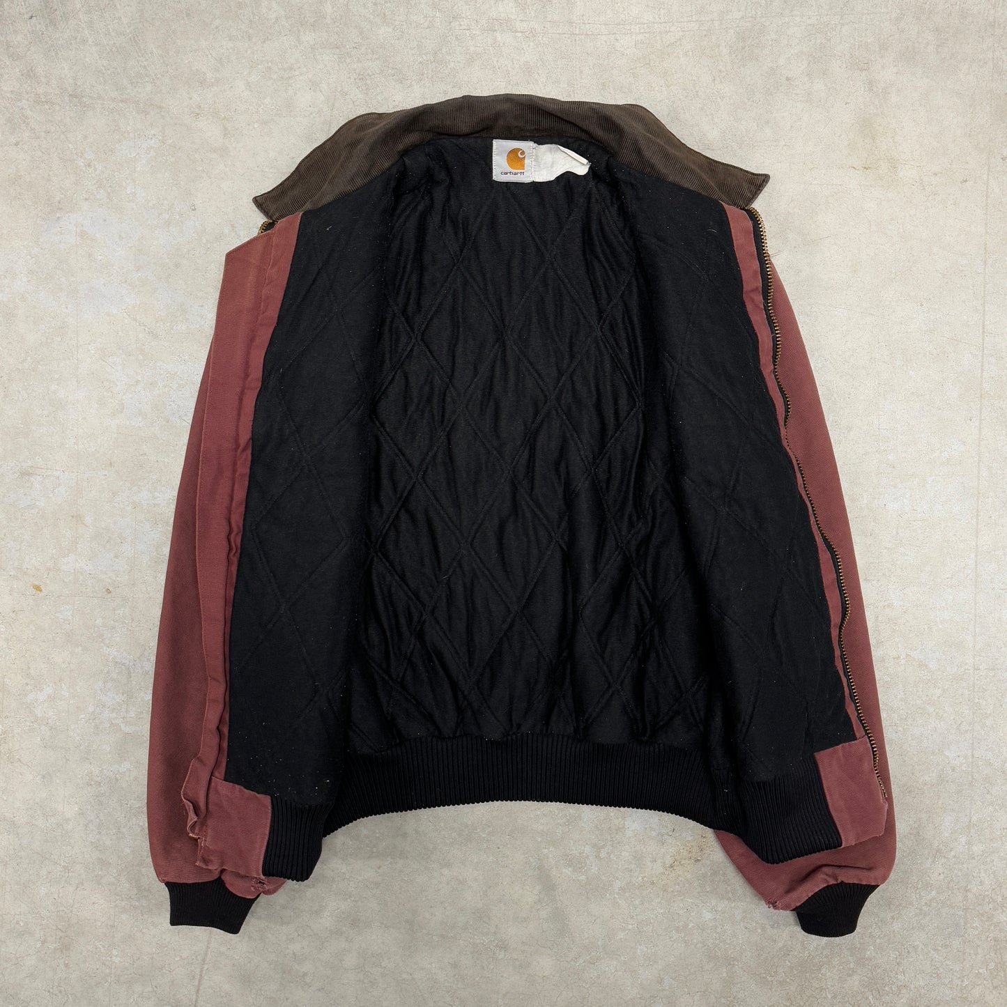 (XL) 90s Carhartt Santa Fe Redwood
Jacket