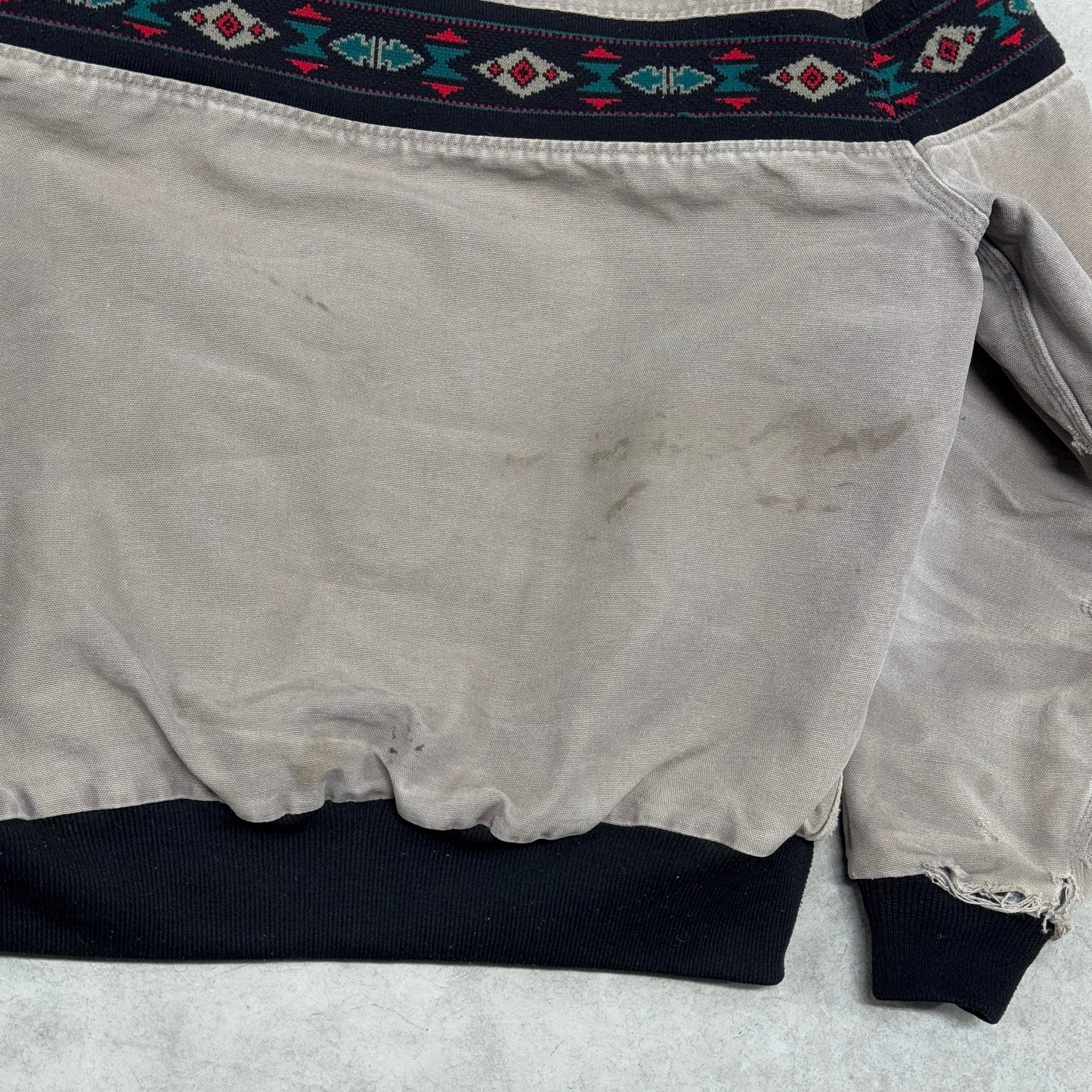 (L/XL) 90s Carhartt Aztec Jacket