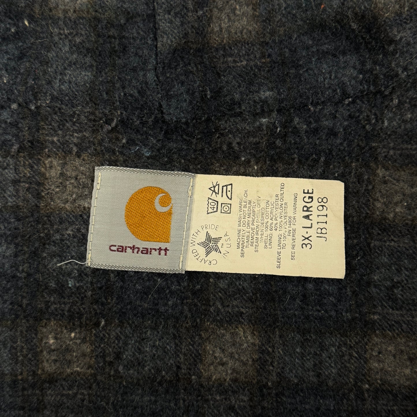 (3XL) 90s Carhartt Active Denim Jacket