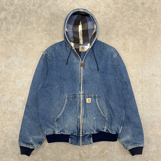 (L) 90s Carhartt Denim Active Jacket
