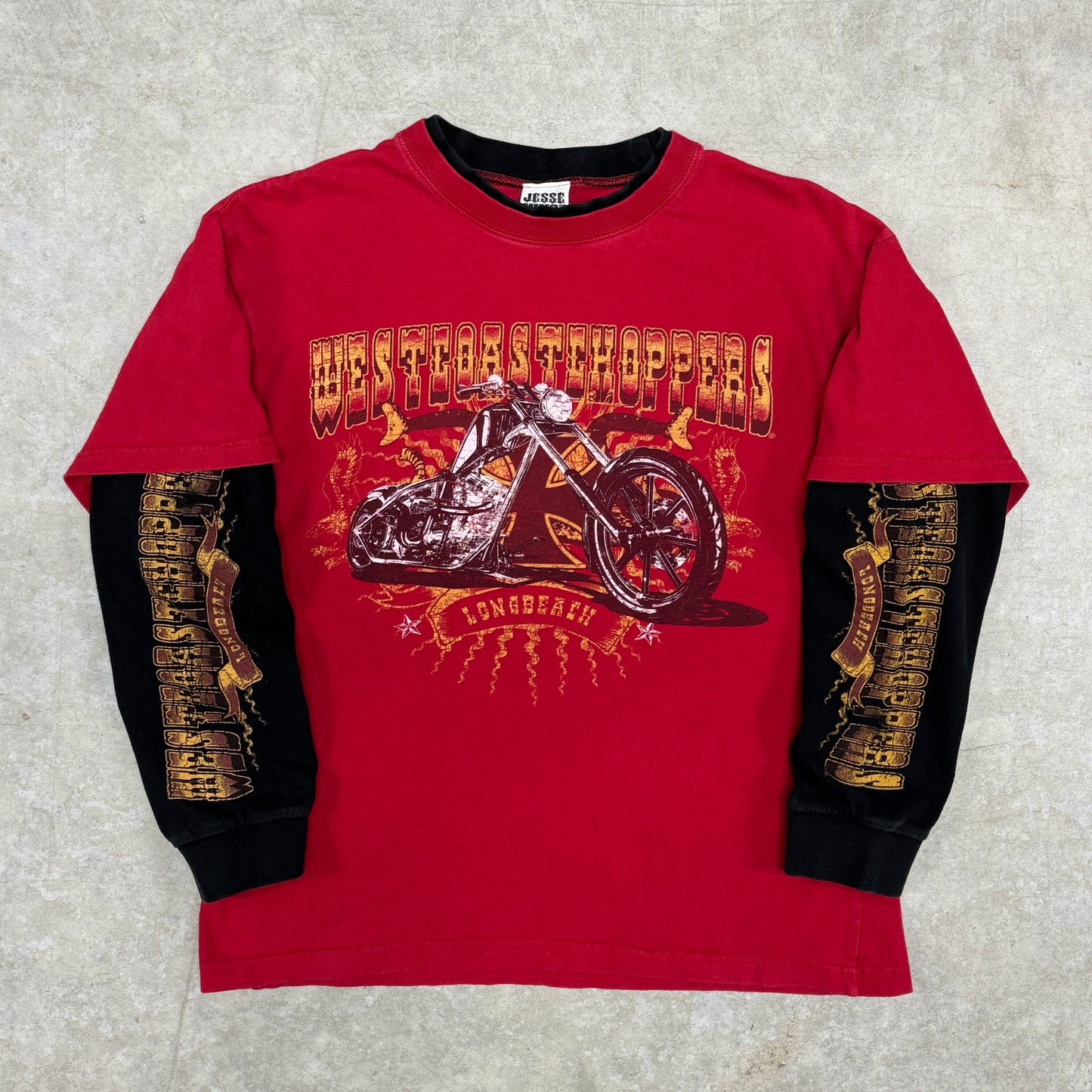 (S/M) Vintage West Coast Choppers LongSleeve Shirt