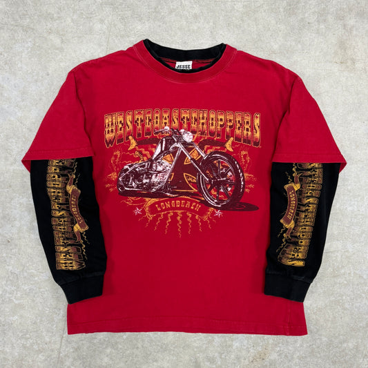 (S/M) Vintage West Coast Choppers LongSleeve Shirt
