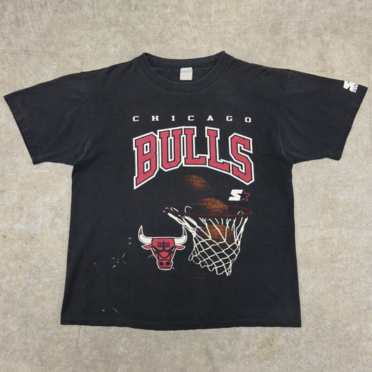 (L) 90s Chicago Bulls Starter Shirt