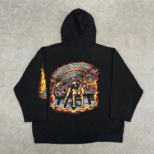 (XL) Vintage Orange County Choppers Hoodie