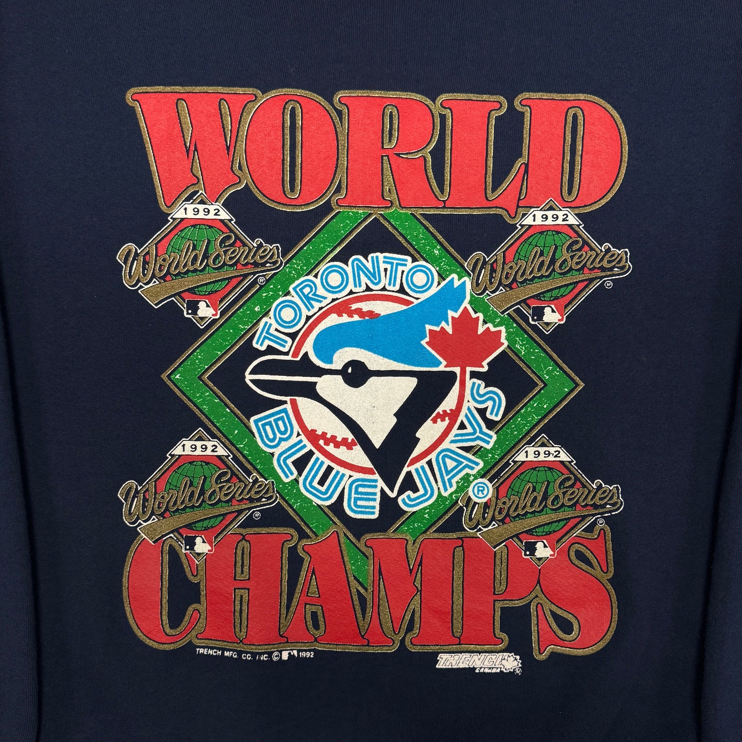 (XL) 1992 World Champs Toronto Blue Jays Crewneck