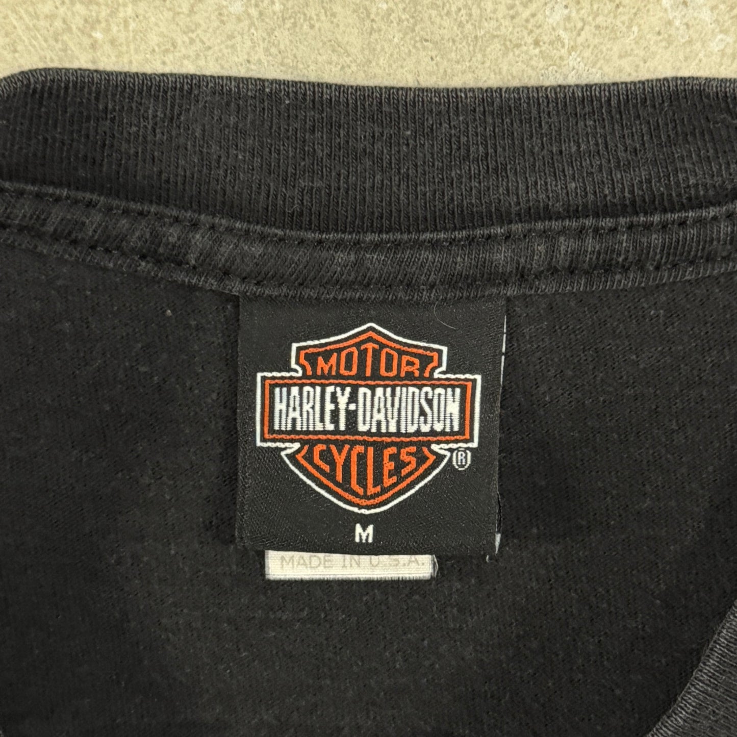 (M) Vintage Harley Davidson Flame Longsleeve