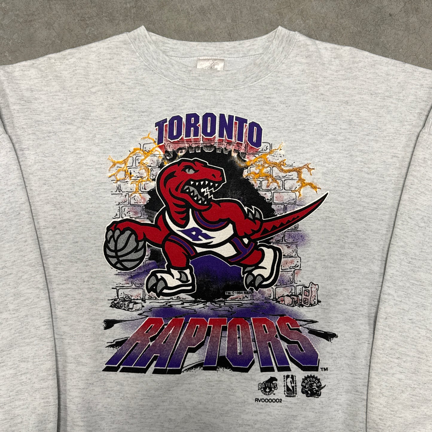 (L) 1994 Toronto Raptors Crewneck