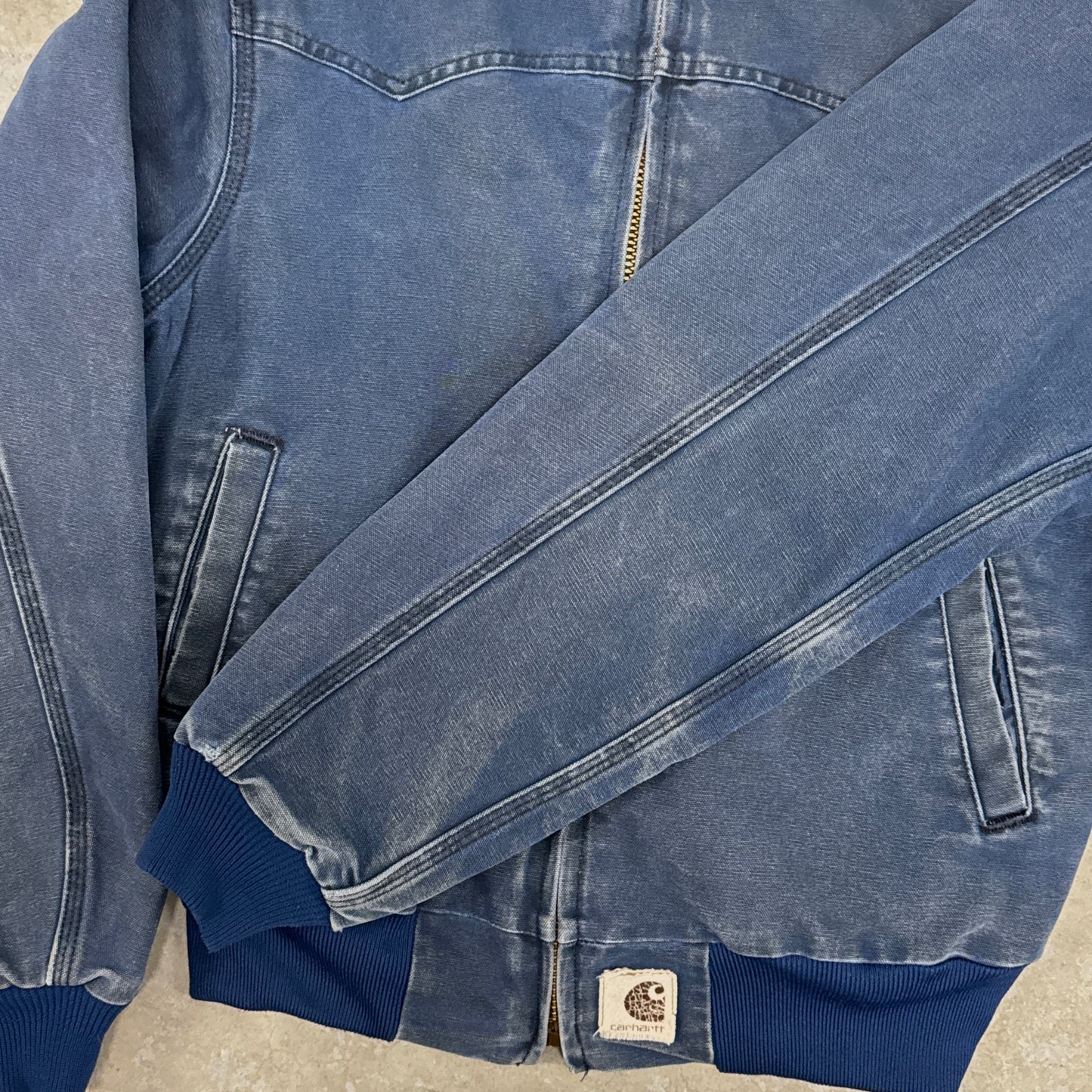 (M) 90s Carhartt Santa Fe Jacket J14 BLU