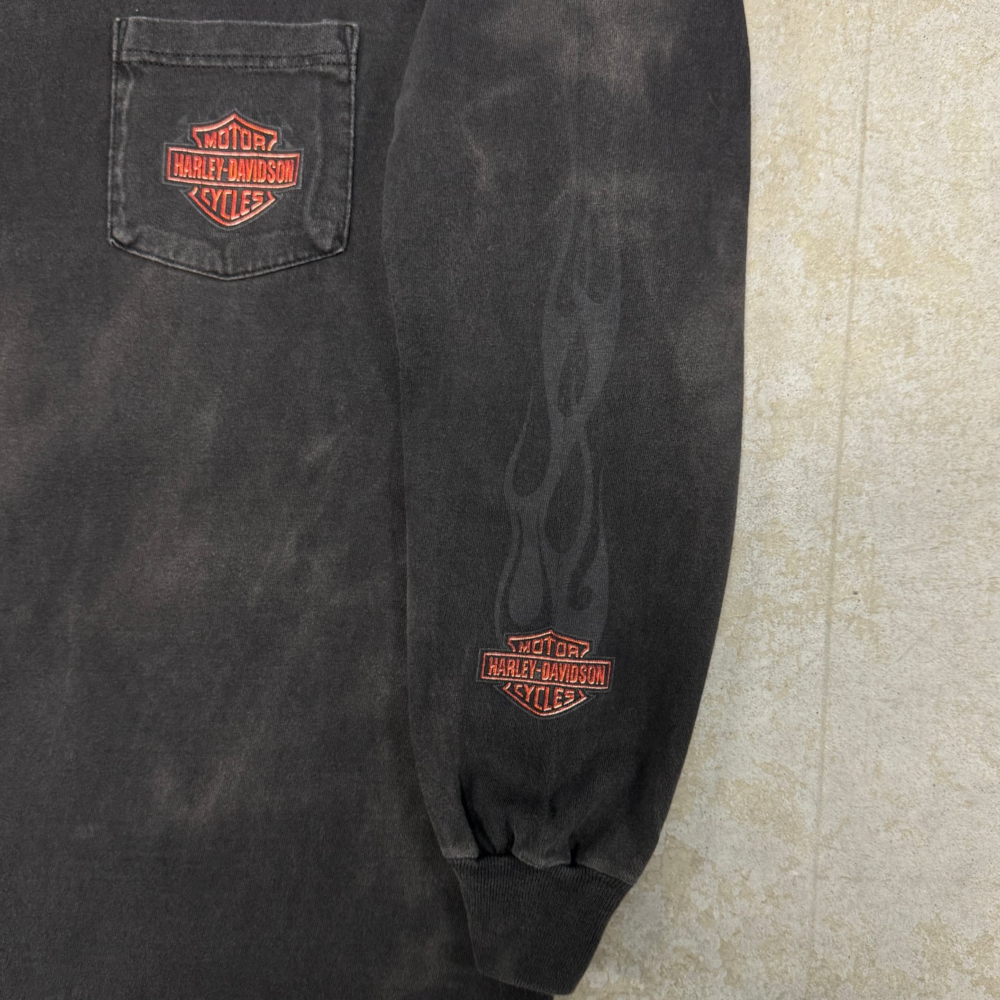 (XL) Vintage Harley Longsleeve Fader