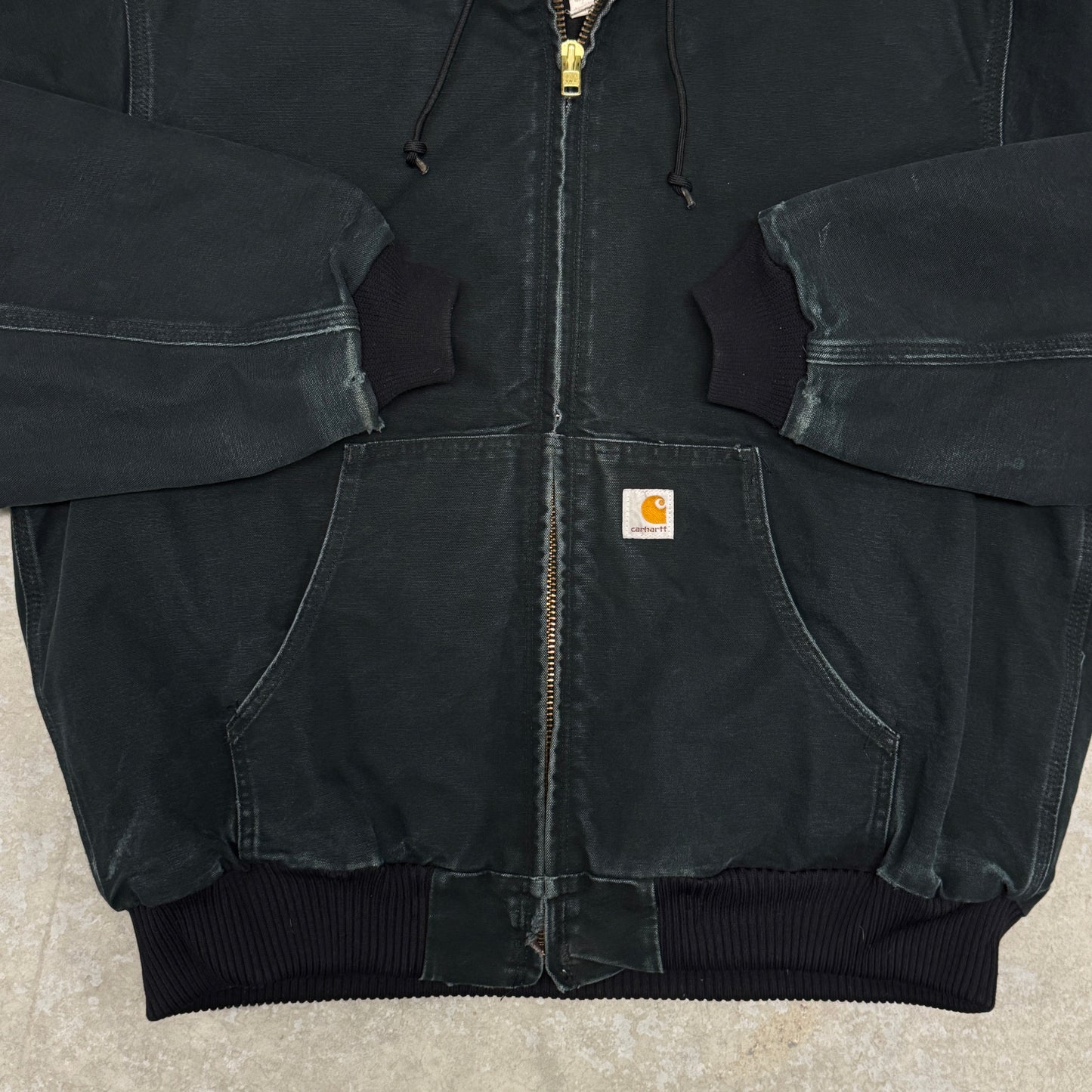 (XL) Vintage Carhartt Active Jacket Black