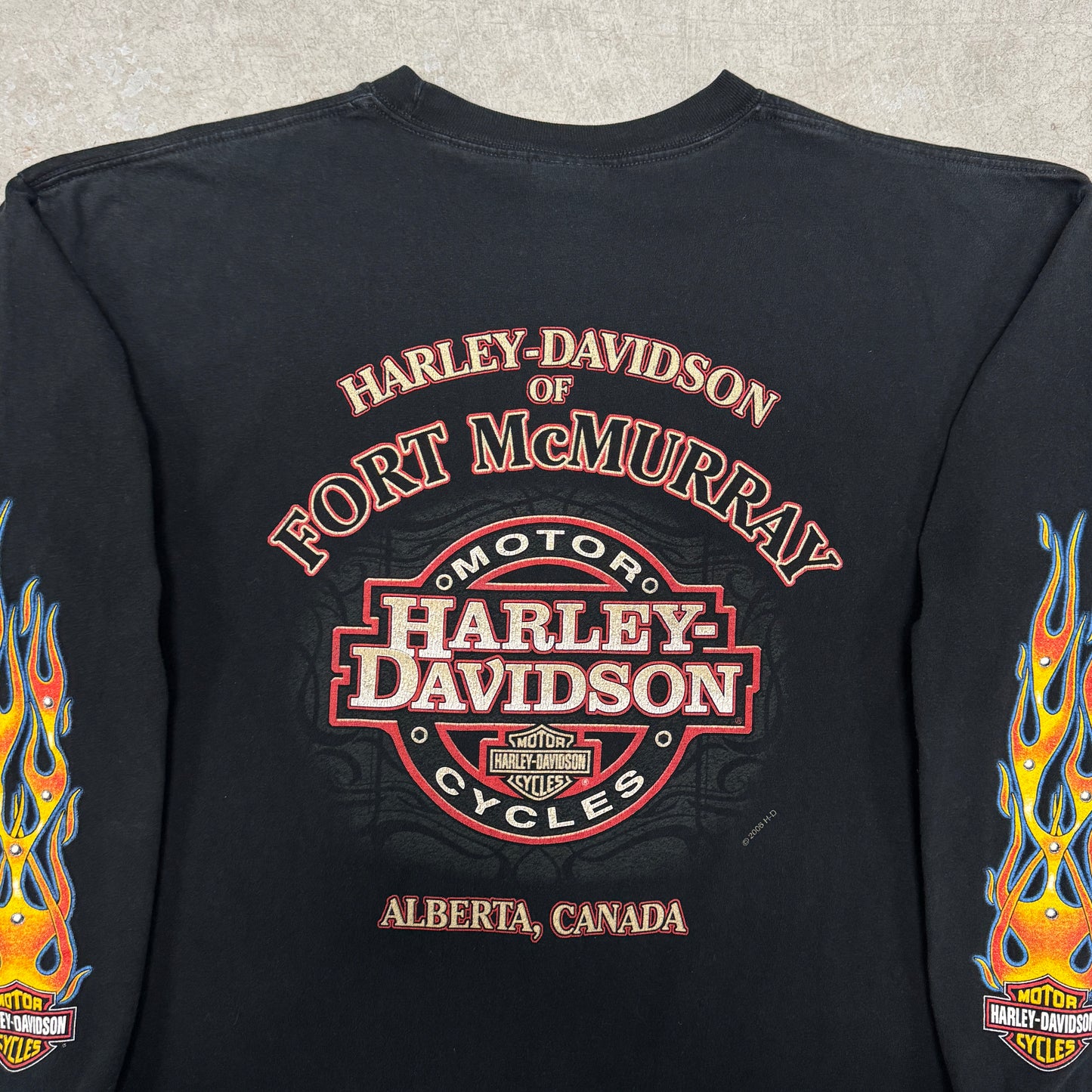 (XL) 2006 Harley Davidson Flame Longsleeve