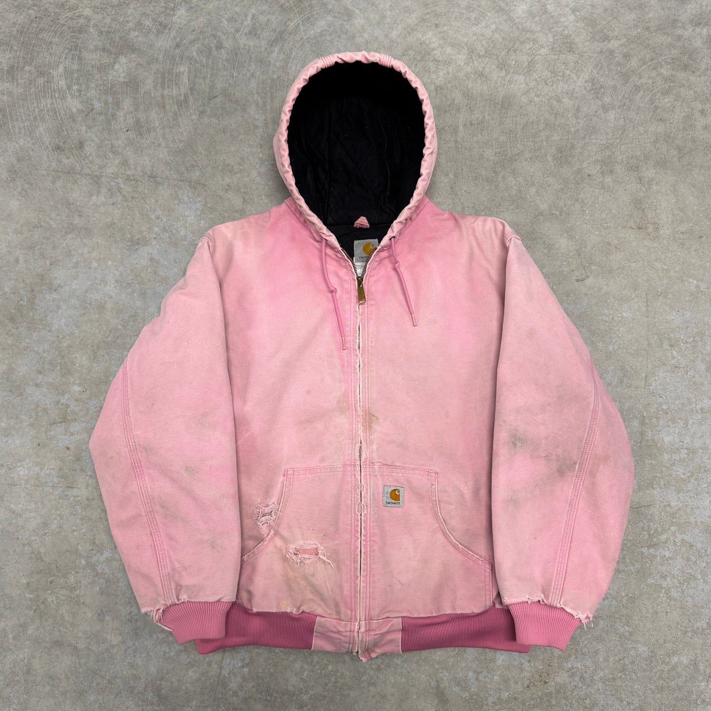 (M) Distressed Vintage Carhartt Jacket Pink