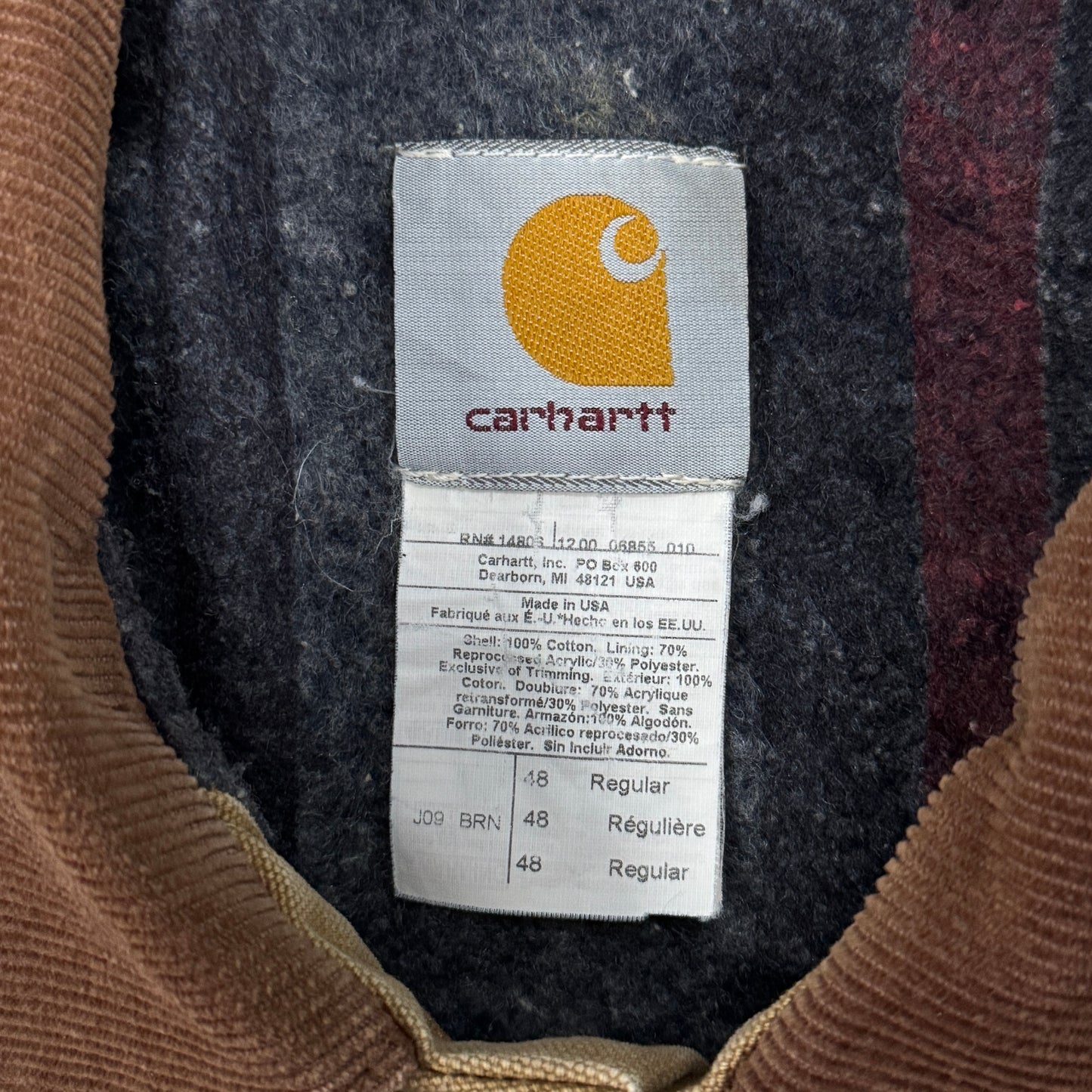 (XL) Vintage Carhartt Trucker Jacket