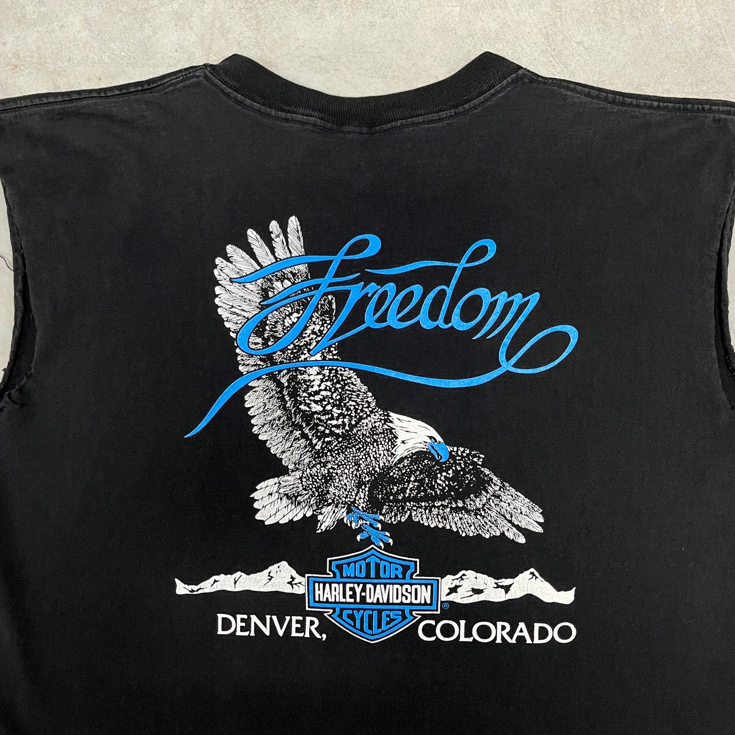 (L/XL) 1993 Harley Davidson Chrome Sweet Chrome Shirt