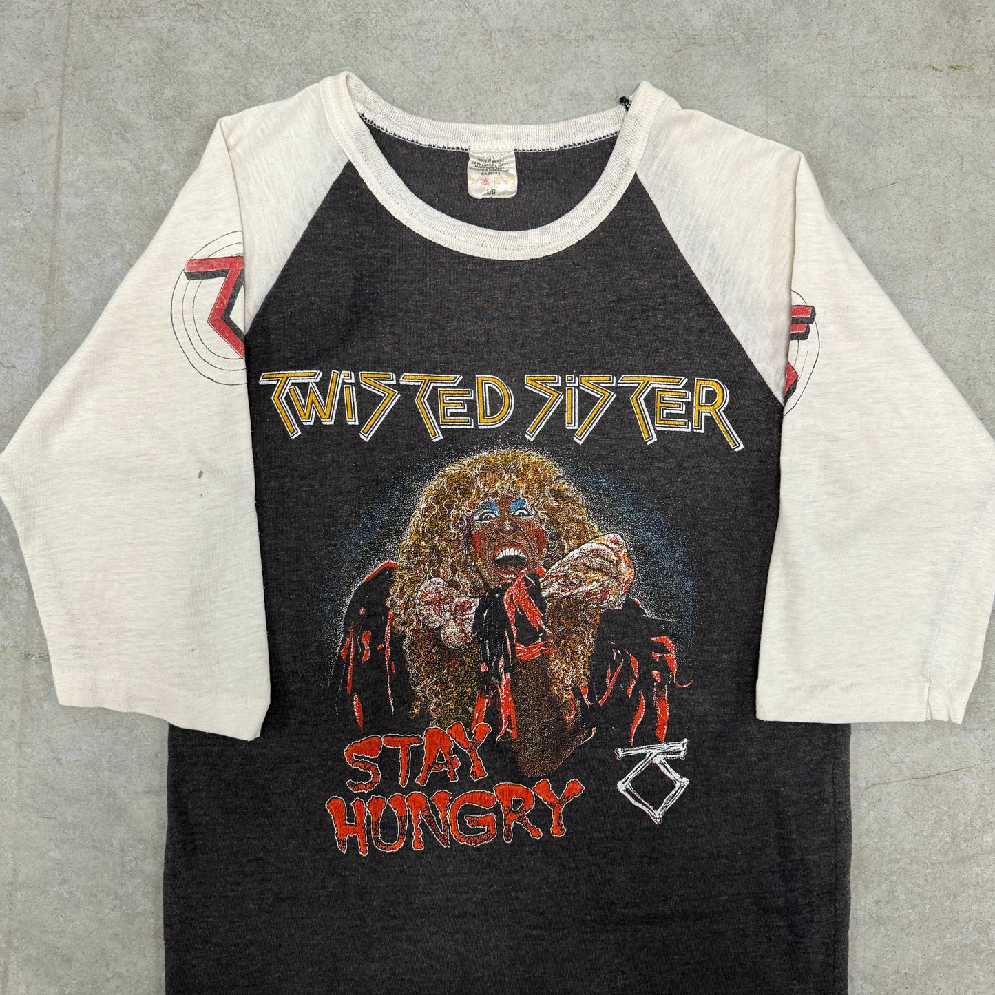 (S/M) 80s Twisted Sister Raglan Shirt