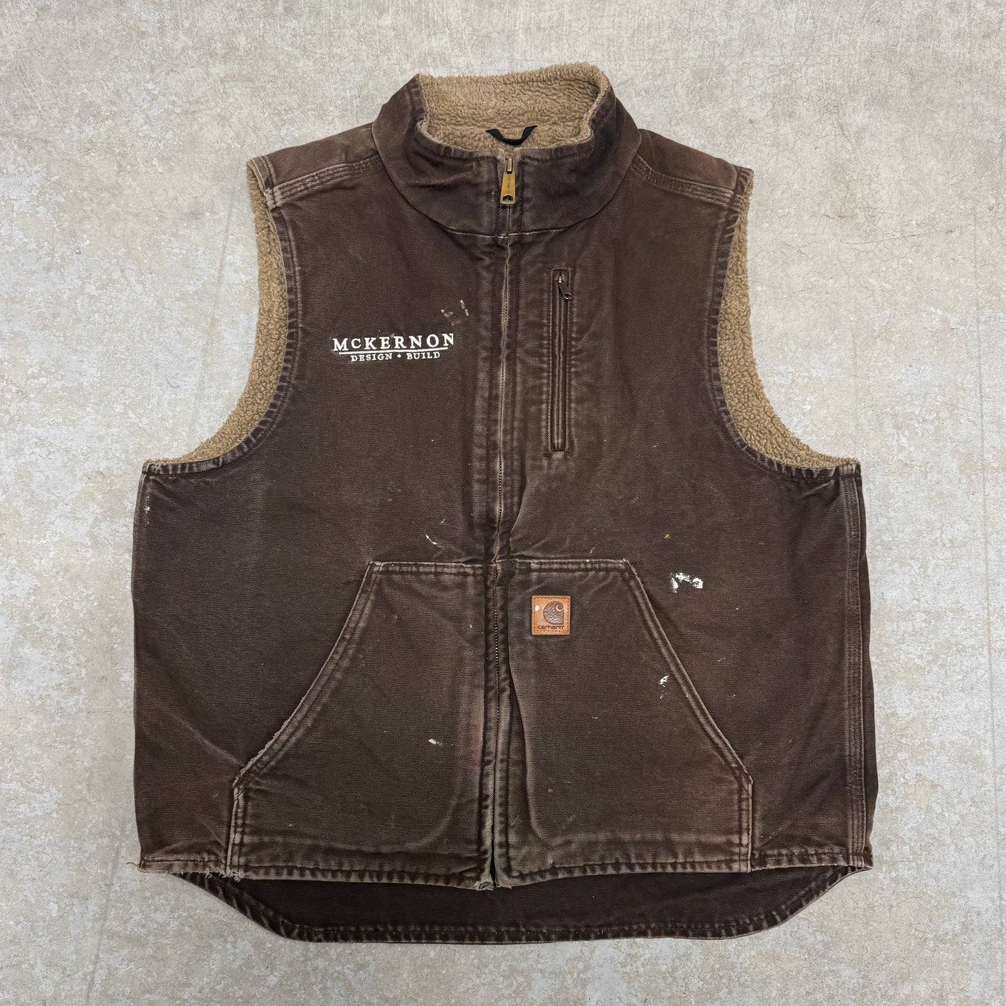 (L) Faded Brown Carhartt Vest