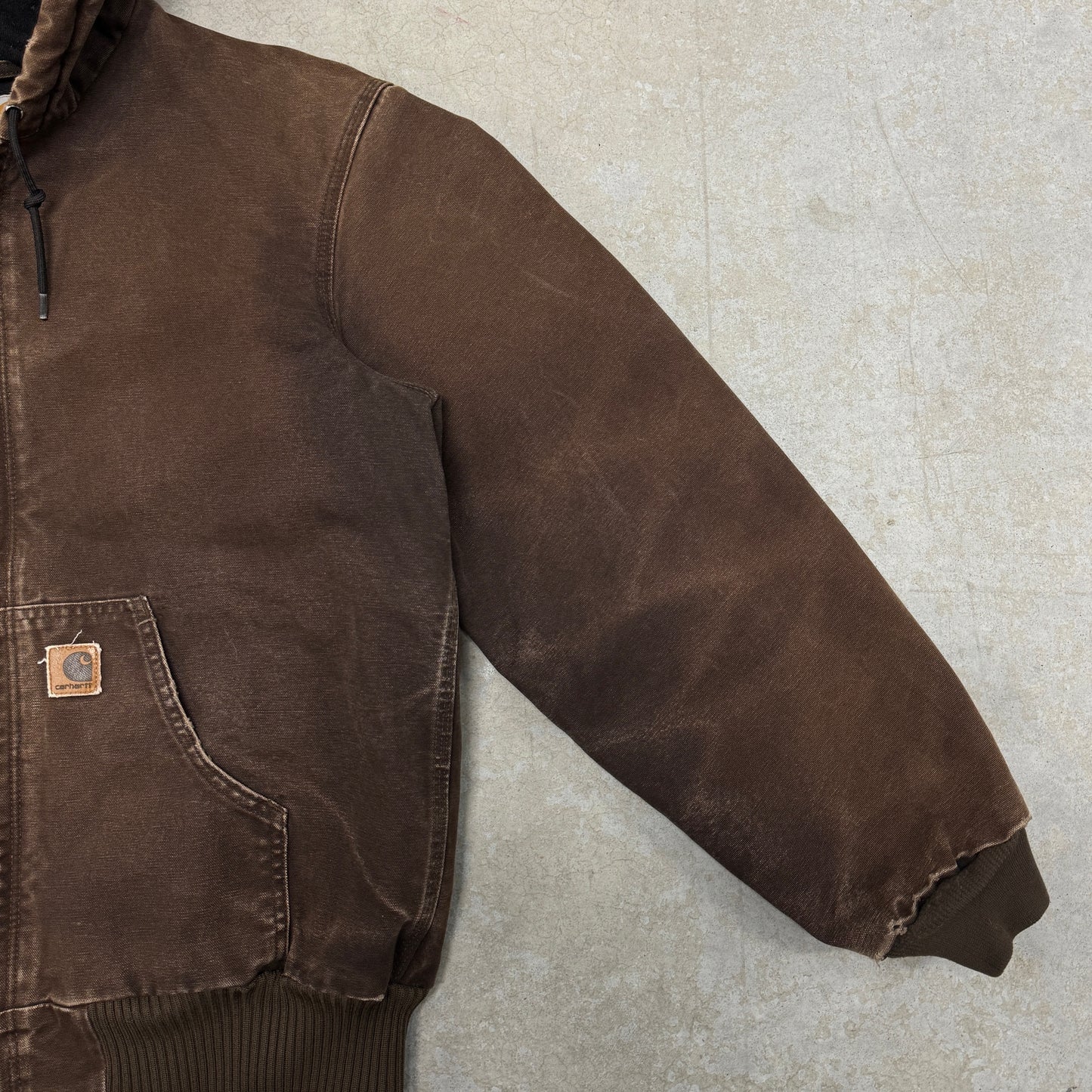 (M) Vintage Carhartt Jacket Faded Brown